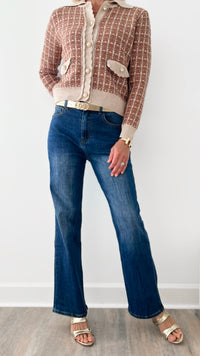 Wide Leg 70's Jeans-170 Bottoms-Q2-Coastal Bloom Boutique, find the trendiest versions of the popular styles and looks Located in Indialantic, FL