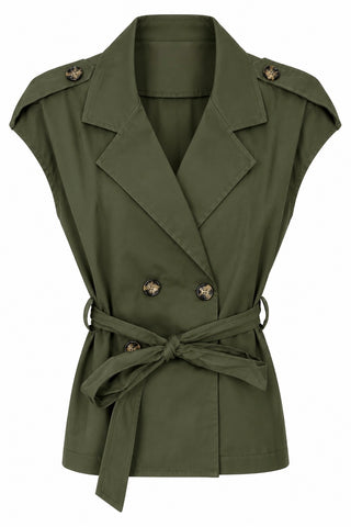 Modern Italian Sleeveless Jacket