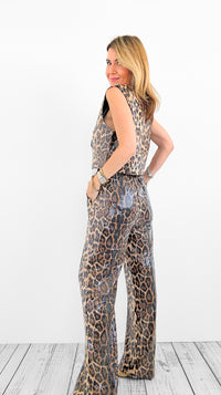 Wild Side of Glam Sequin Pants-150 Cardigans/Layers-litaga-Coastal Bloom Boutique, find the trendiest versions of the popular styles and looks Located in Indialantic, FL