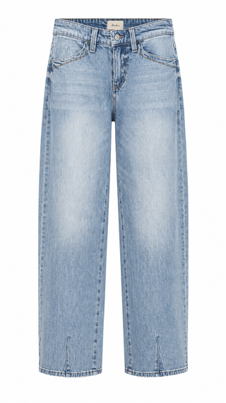 Everyday High Rise Cuffed Straight Jeans