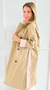 Paris Forecast Italian Long Coat-160 Jackets-KZ SENA-Coastal Bloom Boutique, find the trendiest versions of the popular styles and looks Located in Indialantic, FL
