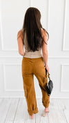 Utility Stride Cargo Pants-190 Denim-VOGUISH-Coastal Bloom Boutique, find the trendiest versions of the popular styles and looks Located in Indialantic, FL