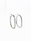 CZ Square Hoops Earring-230 Jewelry-NYC-Coastal Bloom Boutique, find the trendiest versions of the popular styles and looks Located in Indialantic, FL