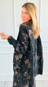 Ornate Charm Italian Corduroy Top-110 Long Sleeve Tops-TATTOO Z-Coastal Bloom Boutique, find the trendiest versions of the popular styles and looks Located in Indialantic, FL