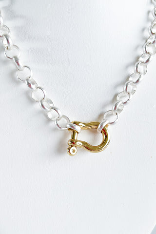 Pre Order CB Custom Horsebit Rollo Necklace-230 Jewelry-Holly-Coastal Bloom Boutique, find the trendiest versions of the popular styles and looks Located in Indialantic, FL