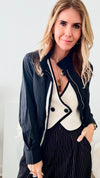 Timberlane Woven Jacket - Black-160 Jackets-Joh Apparel-Coastal Bloom Boutique, find the trendiest versions of the popular styles and looks Located in Indialantic, FL