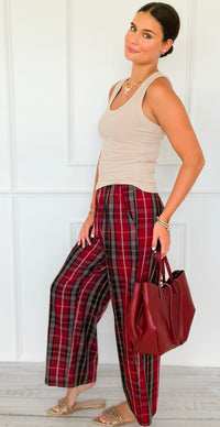 Wide-Leg Cotton Lounge Pants-170 Bottoms-Blu Pepper-Coastal Bloom Boutique, find the trendiest versions of the popular styles and looks Located in Indialantic, FL
