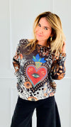 Mystic Gaze Italian St Tropez Sweater-140 Sweaters-SORPRESA-Coastal Bloom Boutique, find the trendiest versions of the popular styles and looks Located in Indialantic, FL