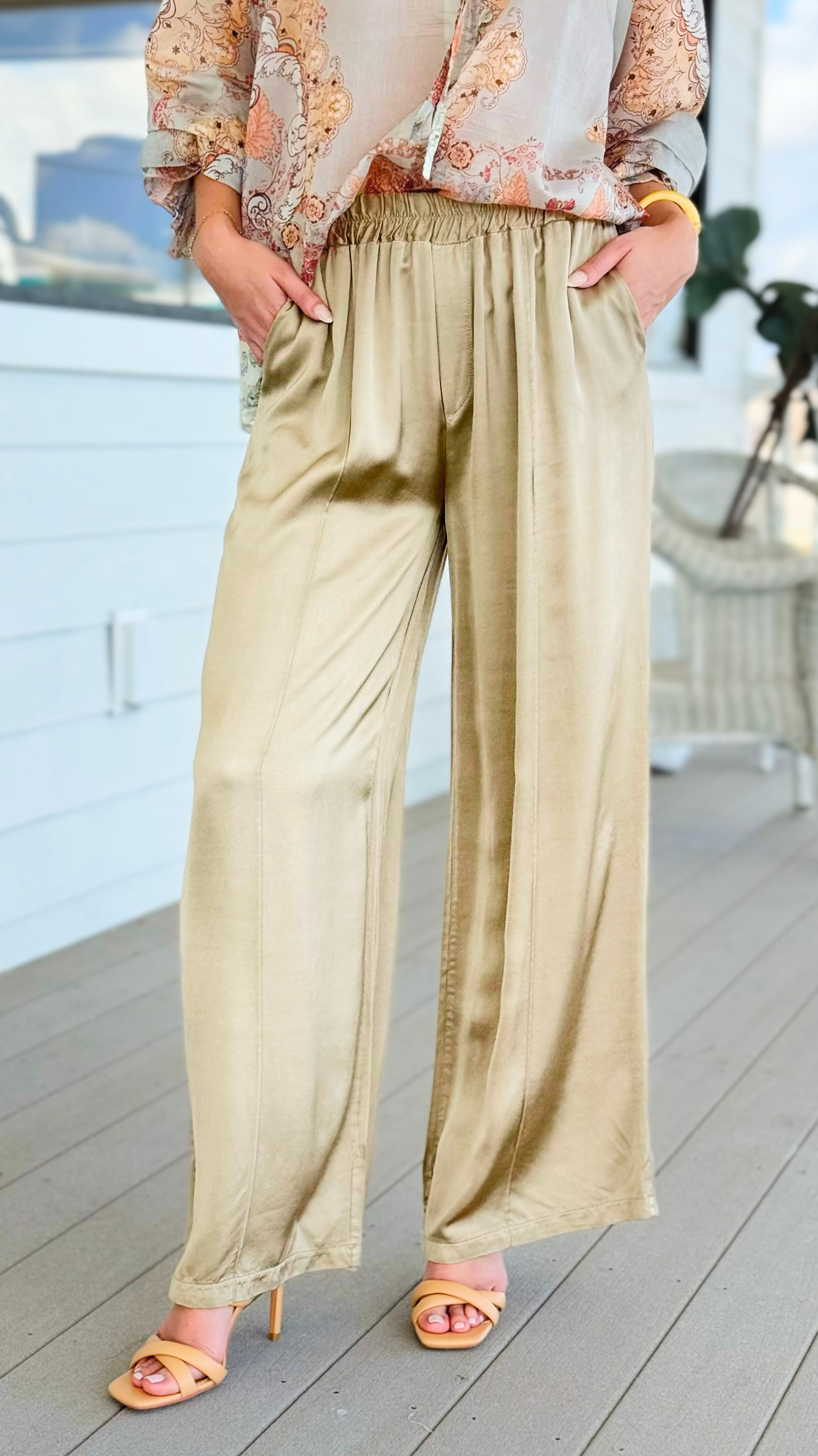 Relaxed Precision Italian Pant- Gold