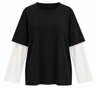 Easy Layered Crew Italian Top
