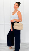Flow State Italian Pants- Navy-100 Pants-SEE YOU IN ROME-Coastal Bloom Boutique, find the trendiest versions of the popular styles and looks Located in Indialantic, FL