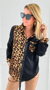 Wild Signature Blouse-110 Long Sleeve Tops-7Mango7-Coastal Bloom Boutique, find the trendiest versions of the popular styles and looks Located in Indialantic, FL