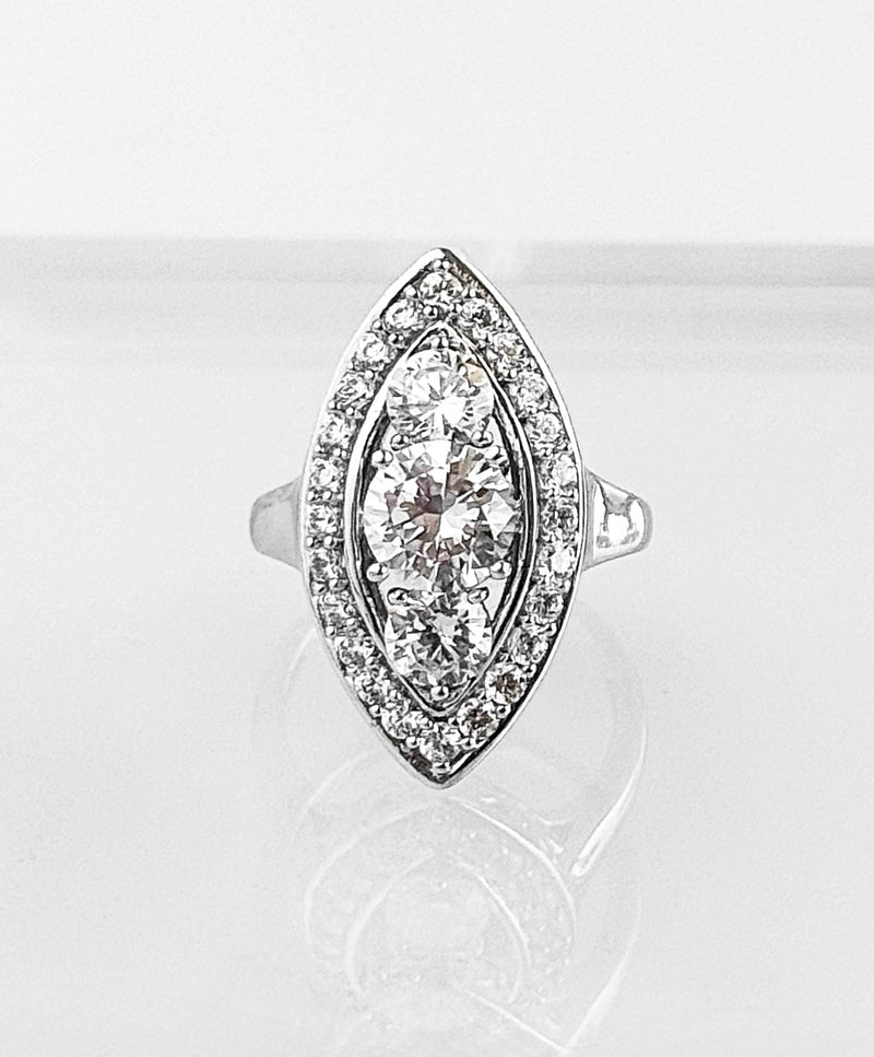Luminous Eye Clear Ring-230 Jewelry-Oriental Treasure-Coastal Bloom Boutique, find the trendiest versions of the popular styles and looks Located in Indialantic, FL