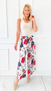 Garden Grove Italian Pant- Red-100 Pants-Italianissimo-Coastal Bloom Boutique, find the trendiest versions of the popular styles and looks Located in Indialantic, FL