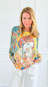 Portrait Of Love Italian St Tropez-140 Sweaters-Italianissimo-Coastal Bloom Boutique, find the trendiest versions of the popular styles and looks Located in Indialantic, FL