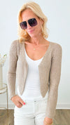 Shimmer & Shine Knit Sweater-140 Sweaters-Edit By Nine-Coastal Bloom Boutique, find the trendiest versions of the popular styles and looks Located in Indialantic, FL