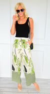 Palm Breeze Wide-Leg Pants-170 Bottoms-ODDI-Coastal Bloom Boutique, find the trendiest versions of the popular styles and looks Located in Indialantic, FL
