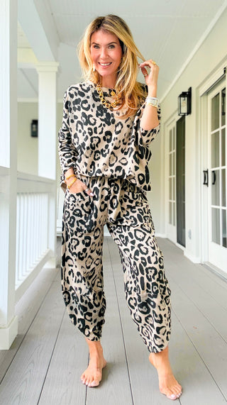 La Spezia Italian Leopard Cotton Set