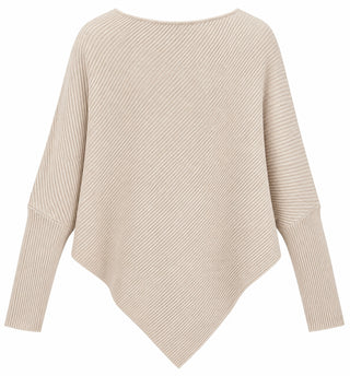 Asymmetrical Knit Top - Cream
