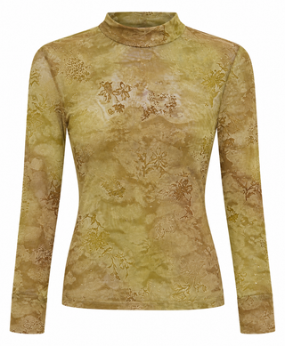 Tonal Textured Long Sleeve Top
