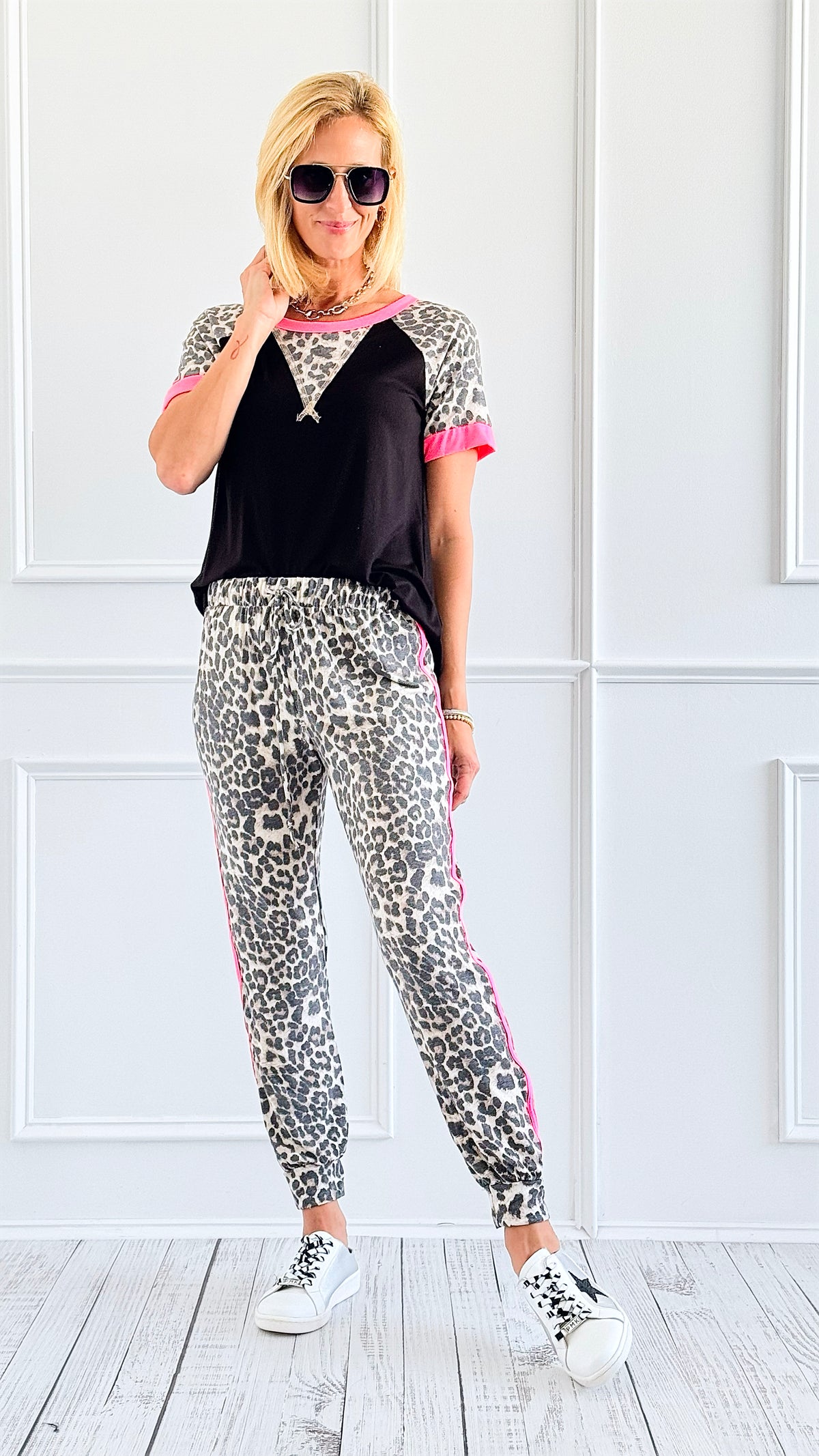 Leopard Luxe Pants-170 Bottoms-Heimish-Coastal Bloom Boutique, find the trendiest versions of the popular styles and looks Located in Indialantic, FL