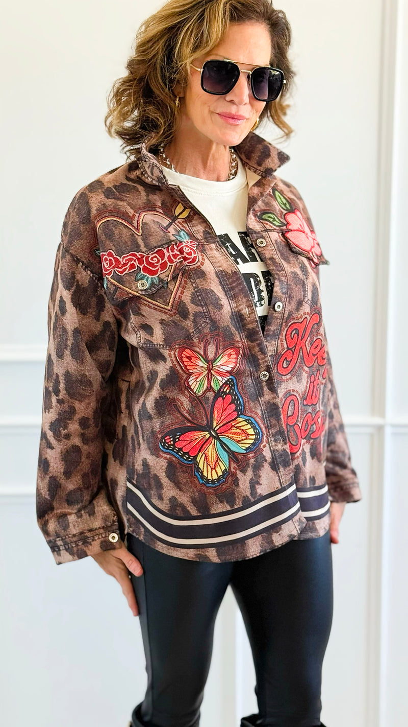 Keep It Cosy Italian Jacket-160 Jackets-Italianissimo-Coastal Bloom Boutique, find the trendiest versions of the popular styles and looks Located in Indialantic, FL