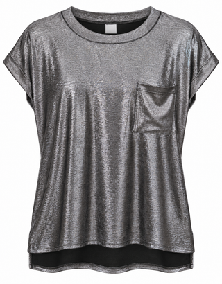 Midnight Shimmer Pocket Top