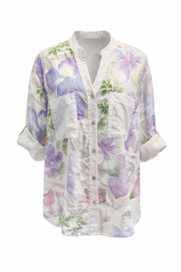 Blooming & Sequins Italian Button Top
