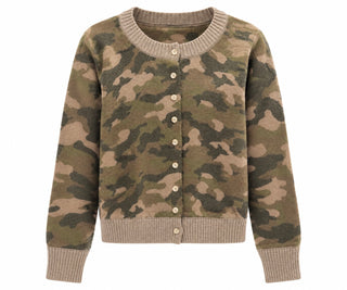 Camo Out Stitches Cardigan