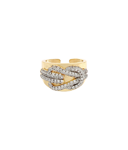 Stainless Steel&nbsp;Ties of Starlit Grace Ring-230 Jewelry-GS JEWELRY-Coastal Bloom Boutique, find the trendiest versions of the popular styles and looks Located in Indialantic, FL