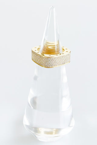 Sterling Silver Micropave Statement Ring-230 Jewelry-NYC-Coastal Bloom Boutique, find the trendiest versions of the popular styles and looks Located in Indialantic, FL