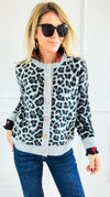 Leopard Luxe Knit Cardigan-150 Cardigans/Layers-Staccato-Coastal Bloom Boutique, find the trendiest versions of the popular styles and looks Located in Indialantic, FL