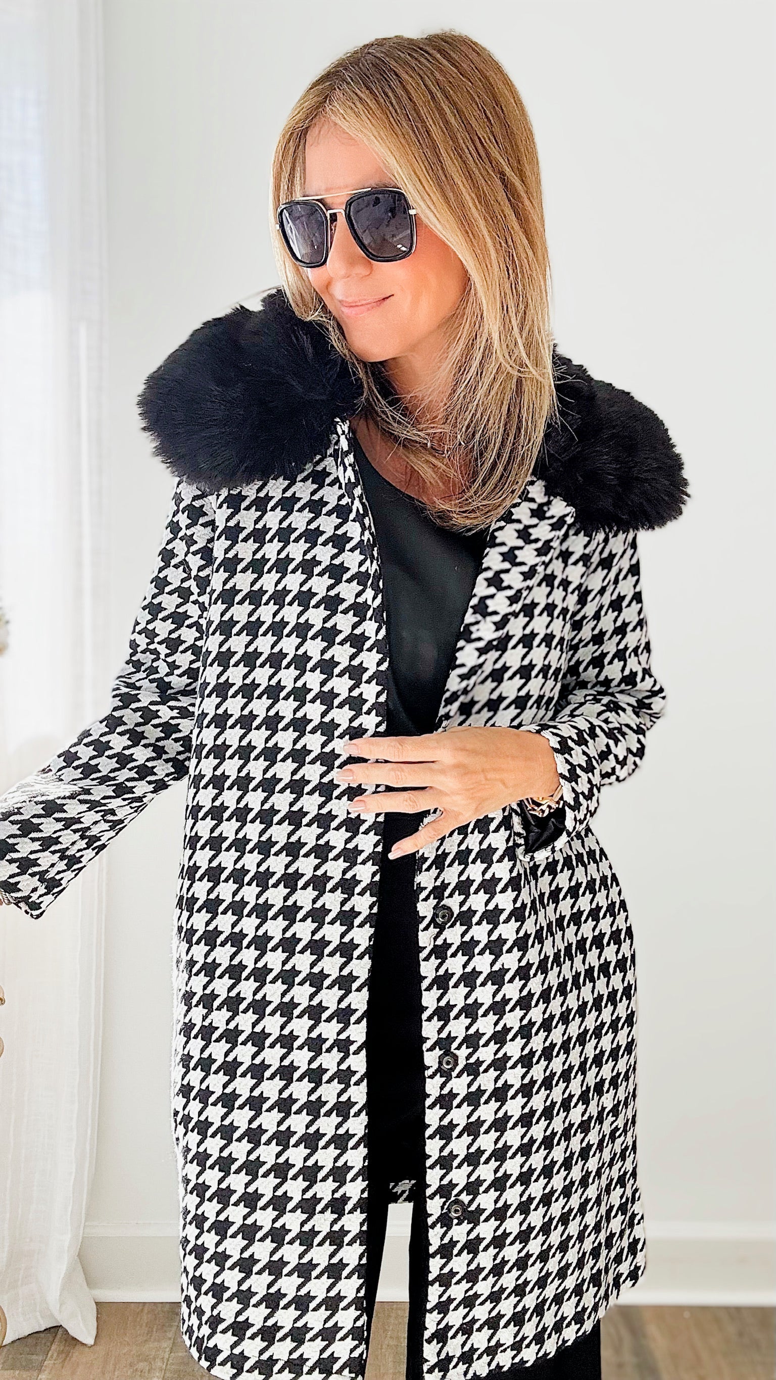 Riley Jacket with Faux Fur-160 Jackets-Joh Apparel-Coastal Bloom Boutique, find the trendiest versions of the popular styles and looks Located in Indialantic, FL