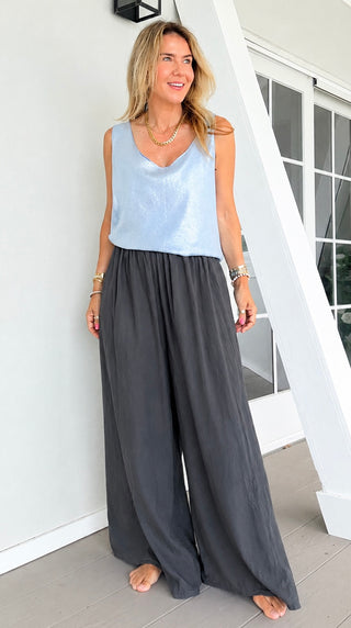 Eternal Sunshine Palazzo Pants - Black