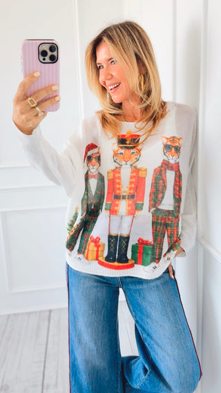 Nutcracker Tigers Italian St Tropez Knit