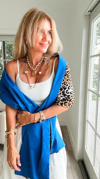 It’s a Wrap - 
Sapphire Safari Italian Wrap