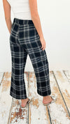 Classic Comfort Plaid Pijama Pants - Black-210 Loungewear/Sets-Love Poem-Coastal Bloom Boutique, find the trendiest versions of the popular styles and looks Located in Indialantic, FL