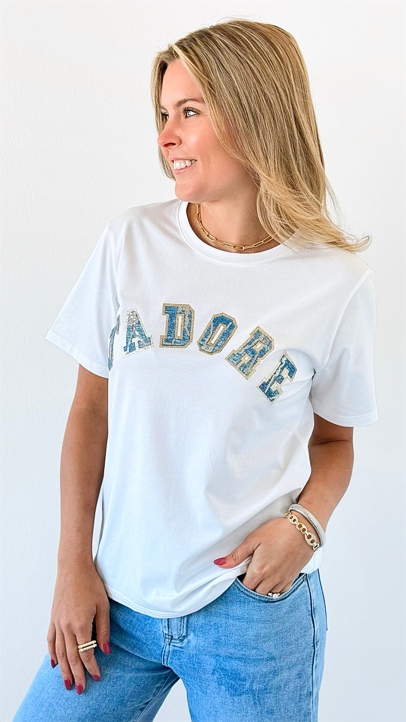J'adore Italian T-Shirt-110 Short Sleeve Tops-Italianissimo-Coastal Bloom Boutique, find the trendiest versions of the popular styles and looks Located in Indialantic, FL