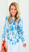 My Vase Collection Italian St Tropez Sweater-140 Sweaters-Italianissimo-Coastal Bloom Boutique, find the trendiest versions of the popular styles and looks Located in Indialantic, FL