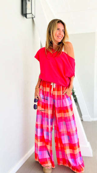 Sweet Check Kapri Italian Pants