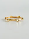 Stretchable Oval Station Hinge Bracelet - Topaz-230 Jewelry-NYW-Coastal Bloom Boutique, find the trendiest versions of the popular styles and looks Located in Indialantic, FL