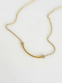 Minimalist Arc Necklace-230 Jewelry-NYW-Coastal Bloom Boutique, find the trendiest versions of the popular styles and looks Located in Indialantic, FL