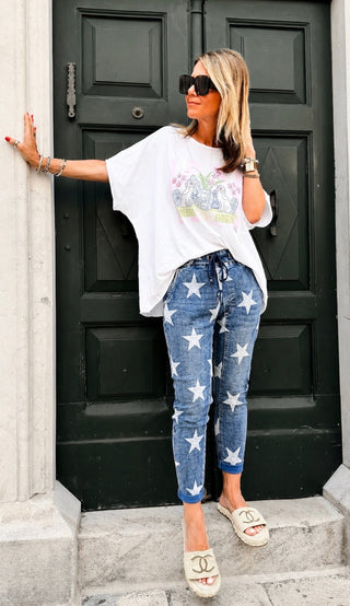 Weekend Star Denim Joggers