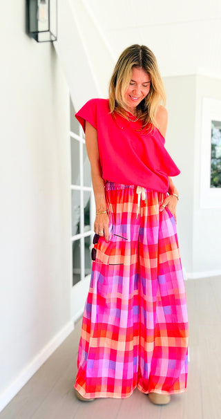 Sweet Check Kapri Italian Pants