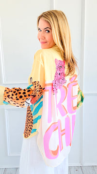 Wild Chic Italian Shirt-170 Bottoms-Italianissimo-Coastal Bloom Boutique, find the trendiest versions of the popular styles and looks Located in Indialantic, FL