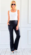 Velvet Luxe Wide-Leg Pants-170 Bottoms/Shorts-Heimish-Coastal Bloom Boutique, find the trendiest versions of the popular styles and looks Located in Indialantic, FL