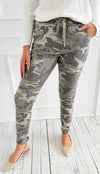 Urban Camo Italian Jogger- Taupe/Grey-180 Joggers-SUNNY HOLIDAYS-Coastal Bloom Boutique, find the trendiest versions of the popular styles and looks Located in Indialantic, FL