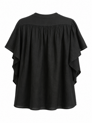 Sweet Simplicity Italian Top- Black