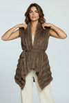 Velvet Whisper Belted Vest - Tan-150 Cardigans/Layers-NYW-Coastal Bloom Boutique, find the trendiest versions of the popular styles and looks Located in Indialantic, FL
