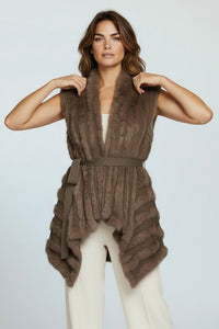 Velvet Whisper Belted Vest - Tan-150 Cardigans/Layers-NYW-Coastal Bloom Boutique, find the trendiest versions of the popular styles and looks Located in Indialantic, FL